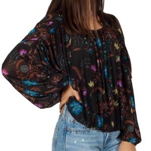 Free People Wildflower Honey blouse